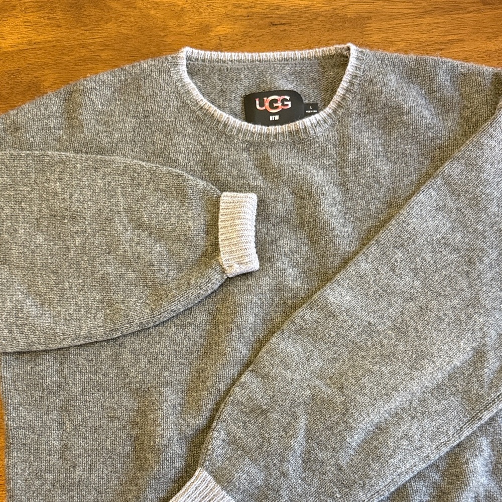 UGG Men's Classic Gray Crewneck Sweater
